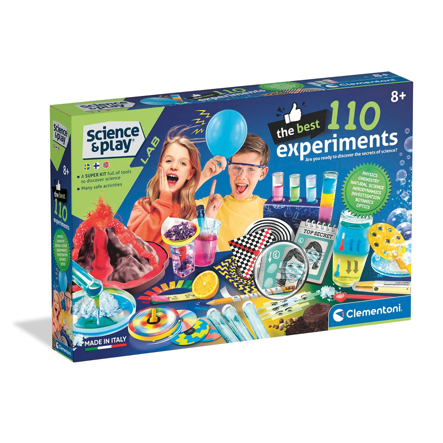 CLEMENTONI Science and Play Best 110 Experiments SE/NO/FI