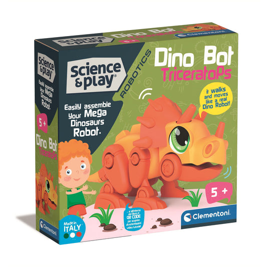 CLEMENTONI Science and Play Dino Bot Triceratops Junior