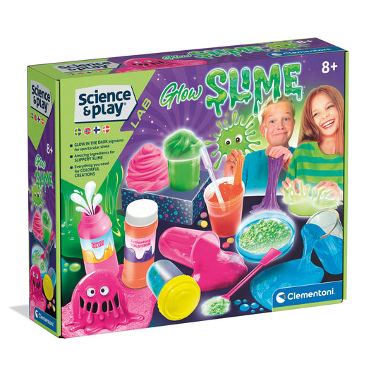 CLEMENTONI Science and Play Fluo Slime Set