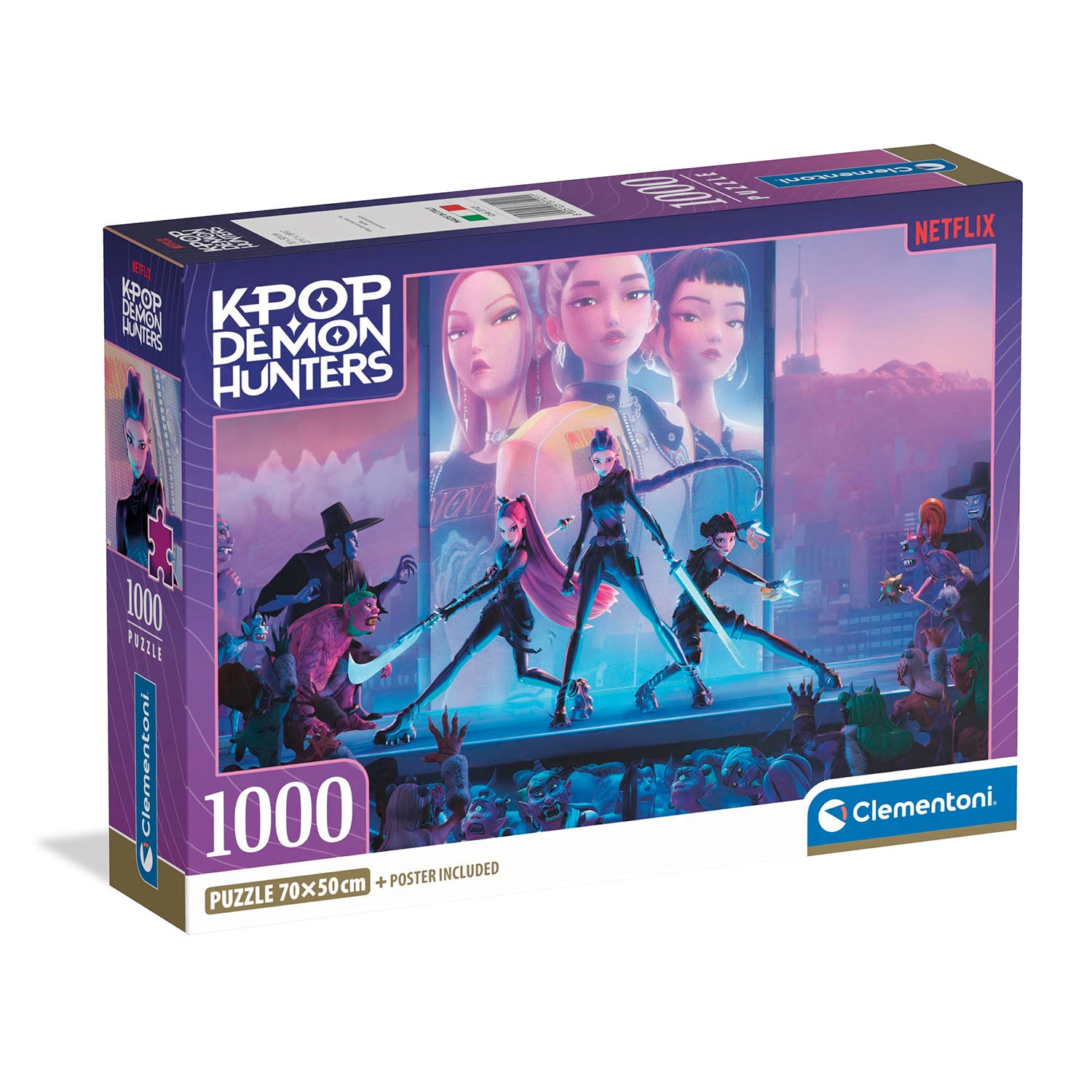 kpop-demon-hunters-clementoni-kpop-demon Hunters 1000pcs