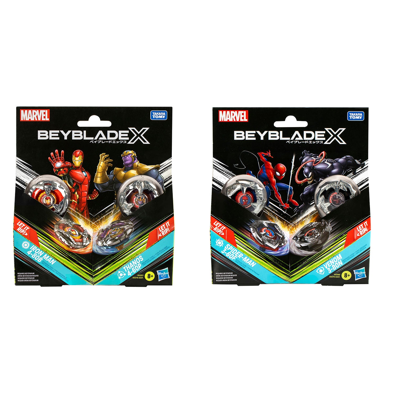 beyblade-beyblade-bbx-launcher-and-top 2-pk Marvel -Asst
