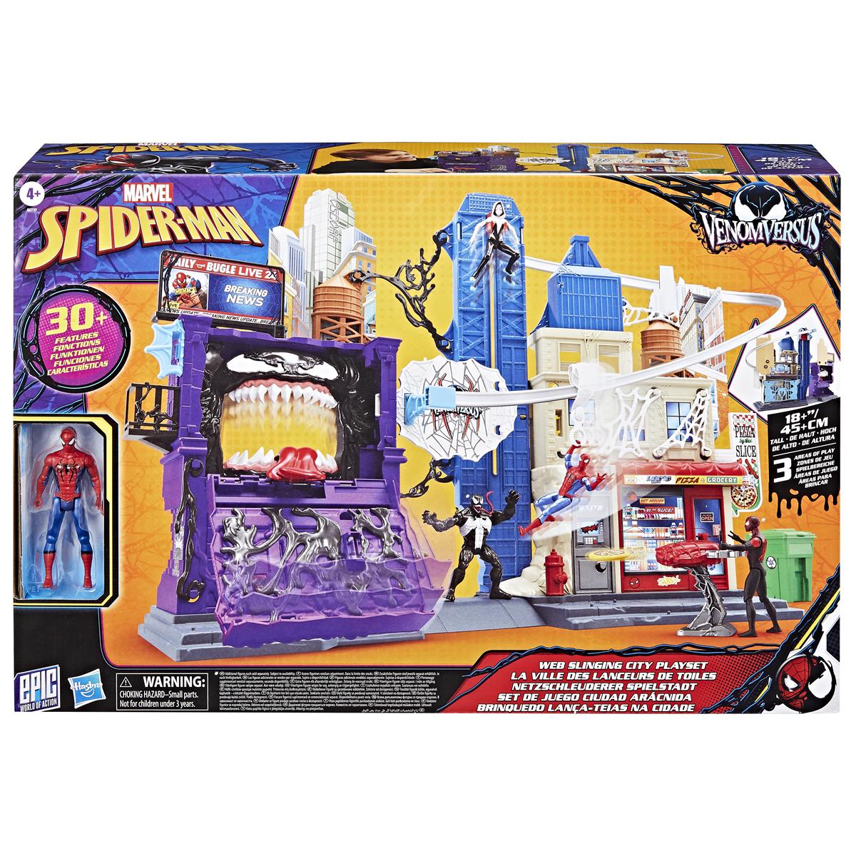 marvel-marvel-spider-man-venomversus 4in Playset Web Slinging City