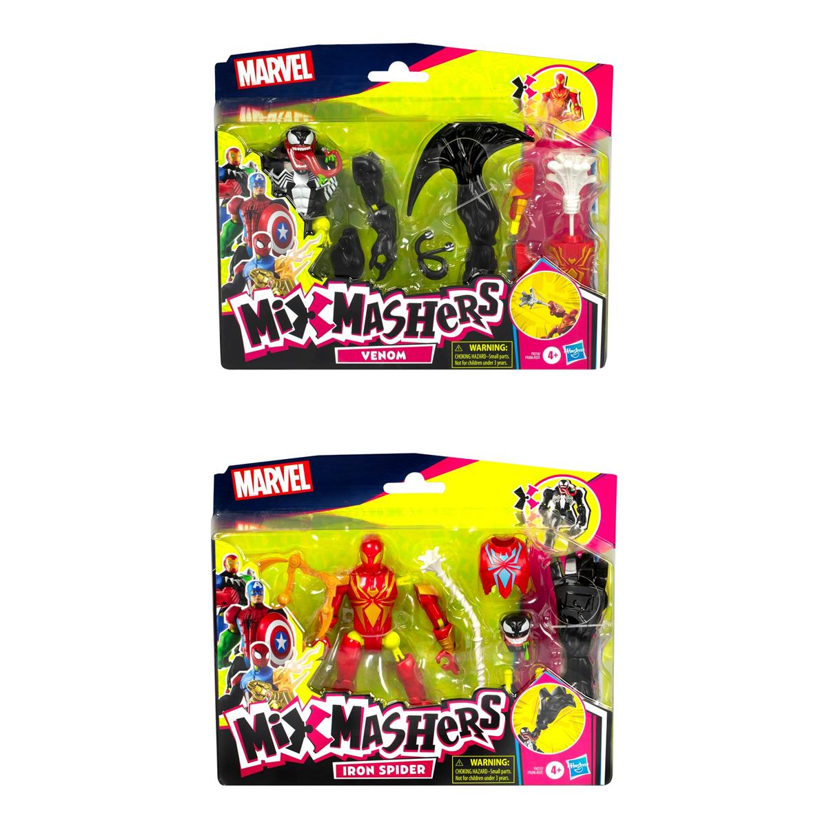 mixmashers-mixmashers-marvel-spider-man 5in Dlx Figure -Asst