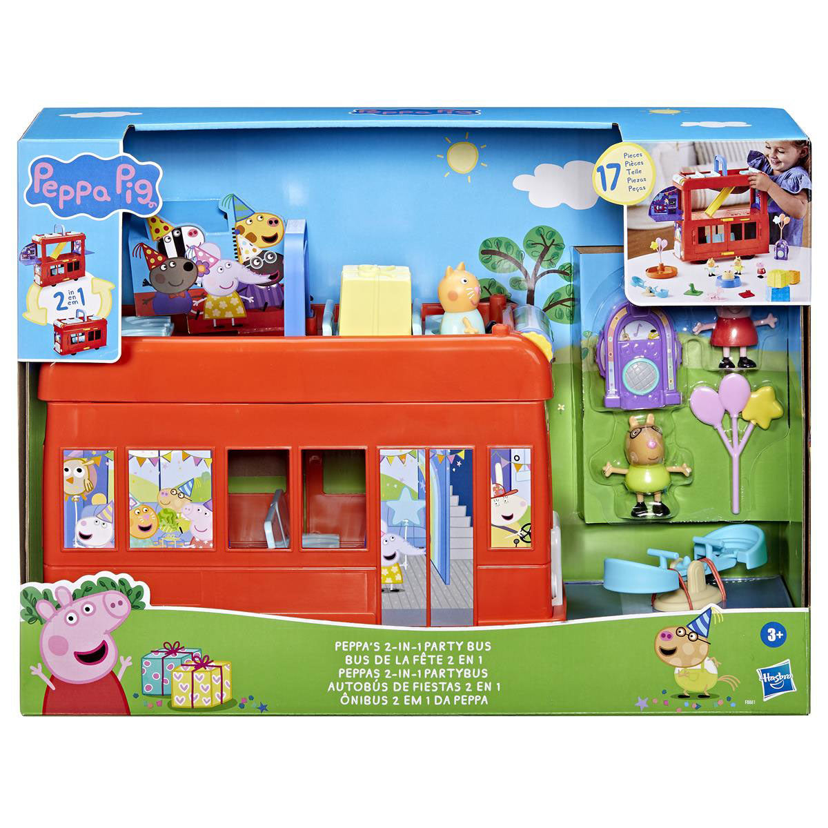 PEPPA PIG 3in Playset 2-in-1