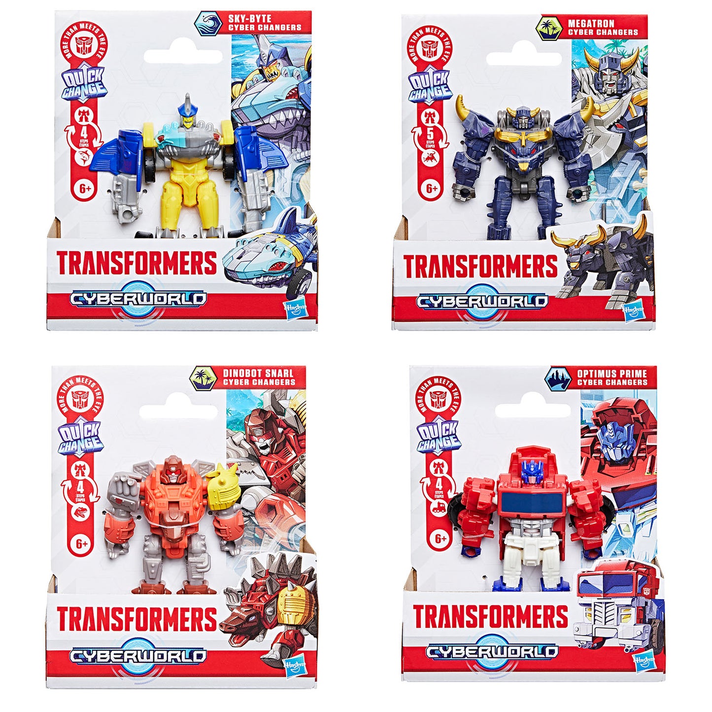 transformers-tra-cyberworld-4in-figure Cyber Changer -Asst
