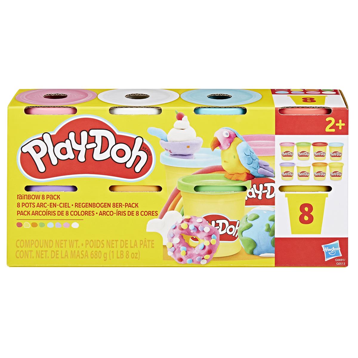 PLAY-DOH Compound 8-pk Rainbow