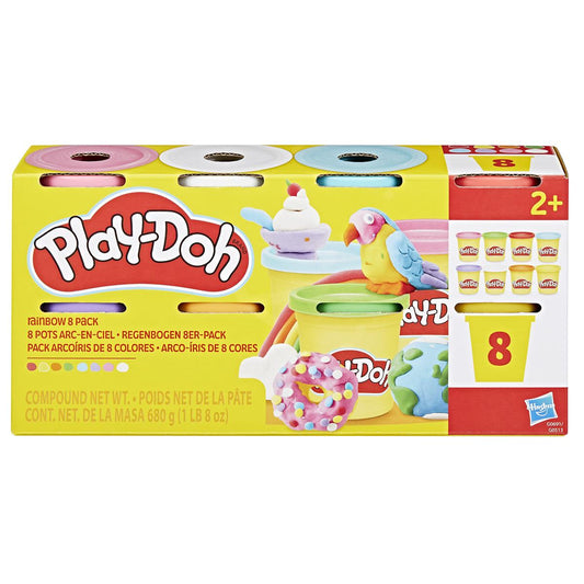 PLAY-DOH Compound 8-pk Rainbow