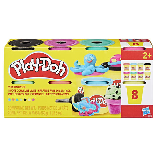 PLAY-DOH Compound 8-pk Vibrant
