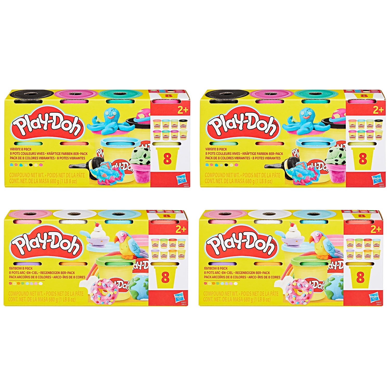 PLAY-DOH Compound 8-pk 680g