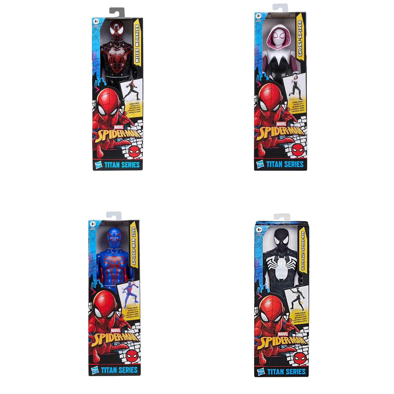 marvel-marvel-spider-man-11-5in-figure Titan Heroes Classic A -Asst
