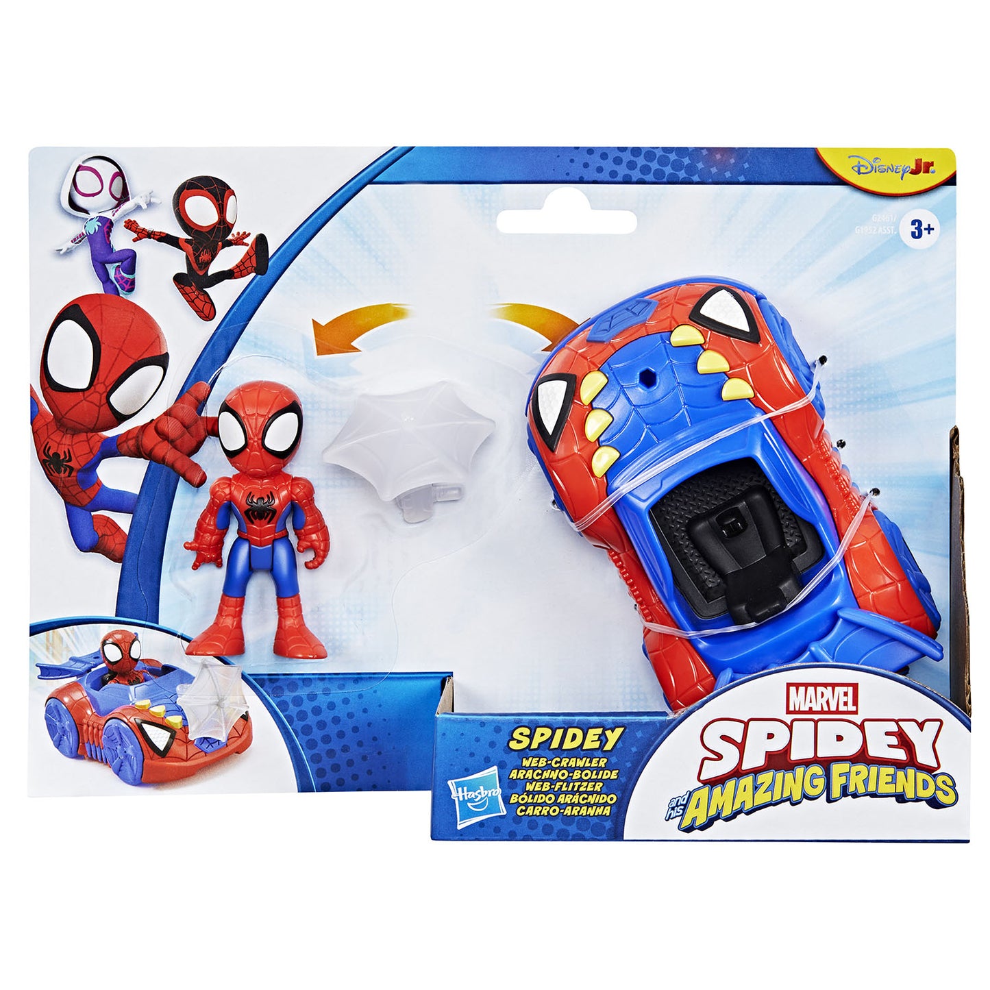 marvel-marvel-sm-and-af-3in-spidey Web Crawler Vehicle