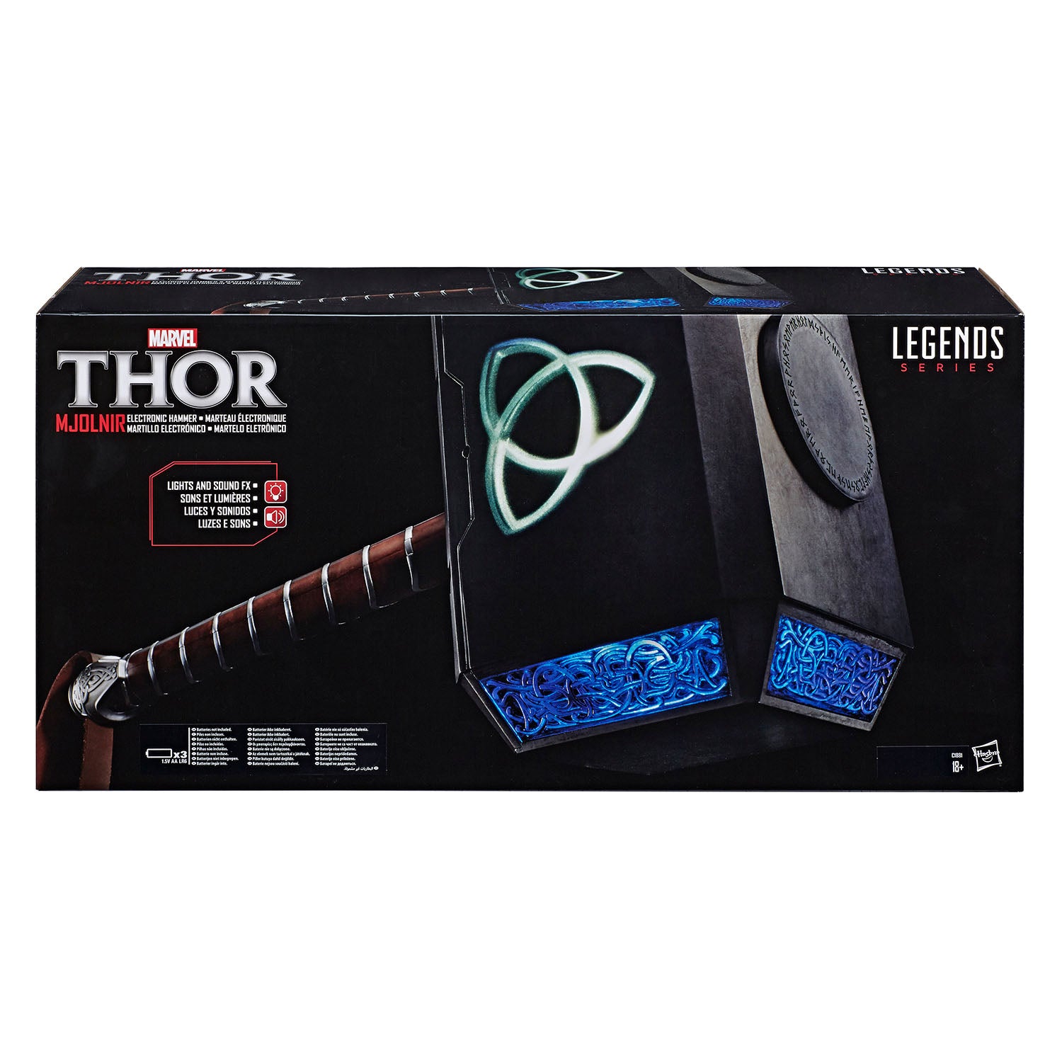 marvel-marvel-legends-premium-role Play Thor Hammer