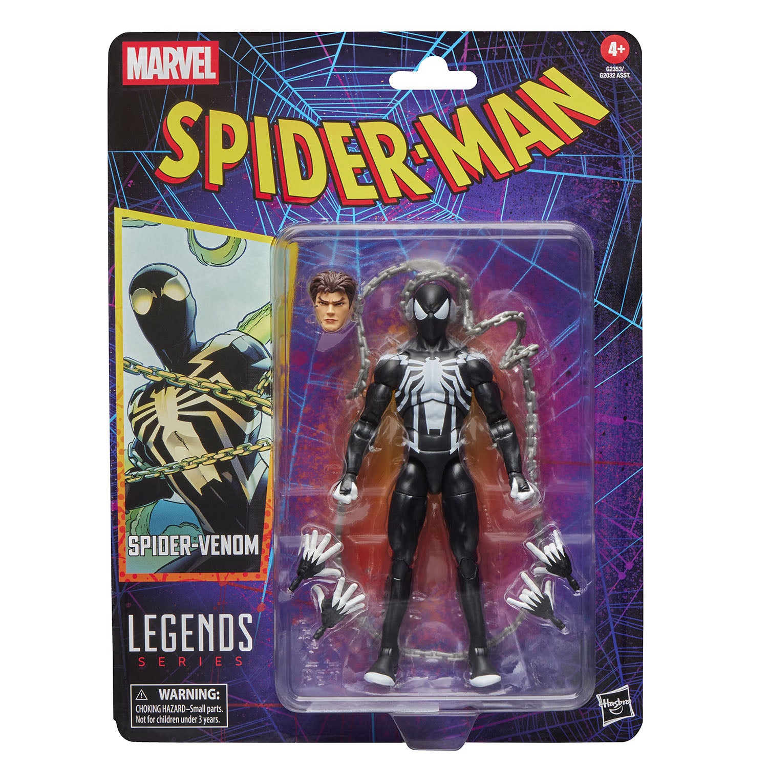 marvel-marvel-legends-6in-figure Retro Spider Venom