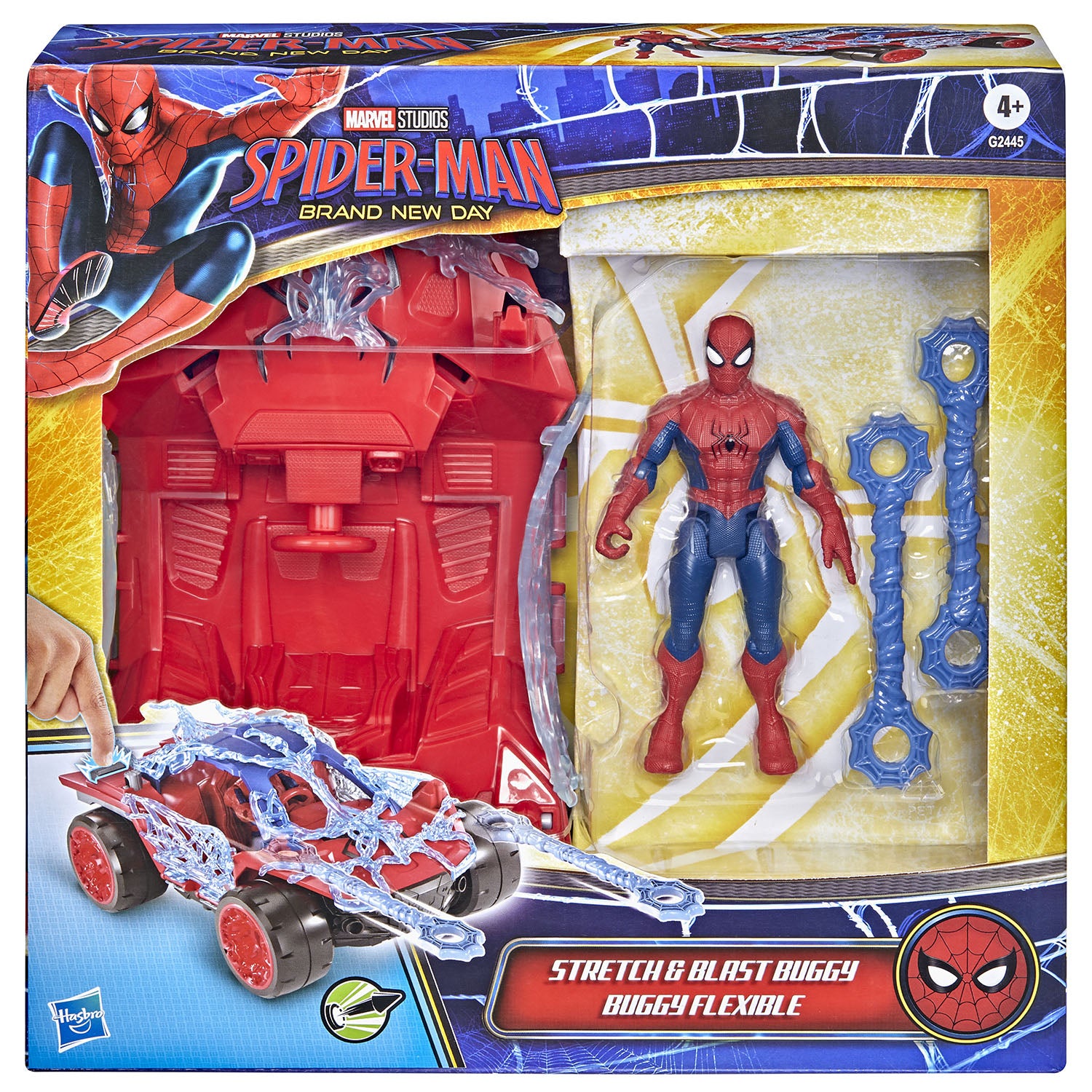 marvel-marvel-spider-man-bnd-4-5in Figure and Web Blast Vehicle