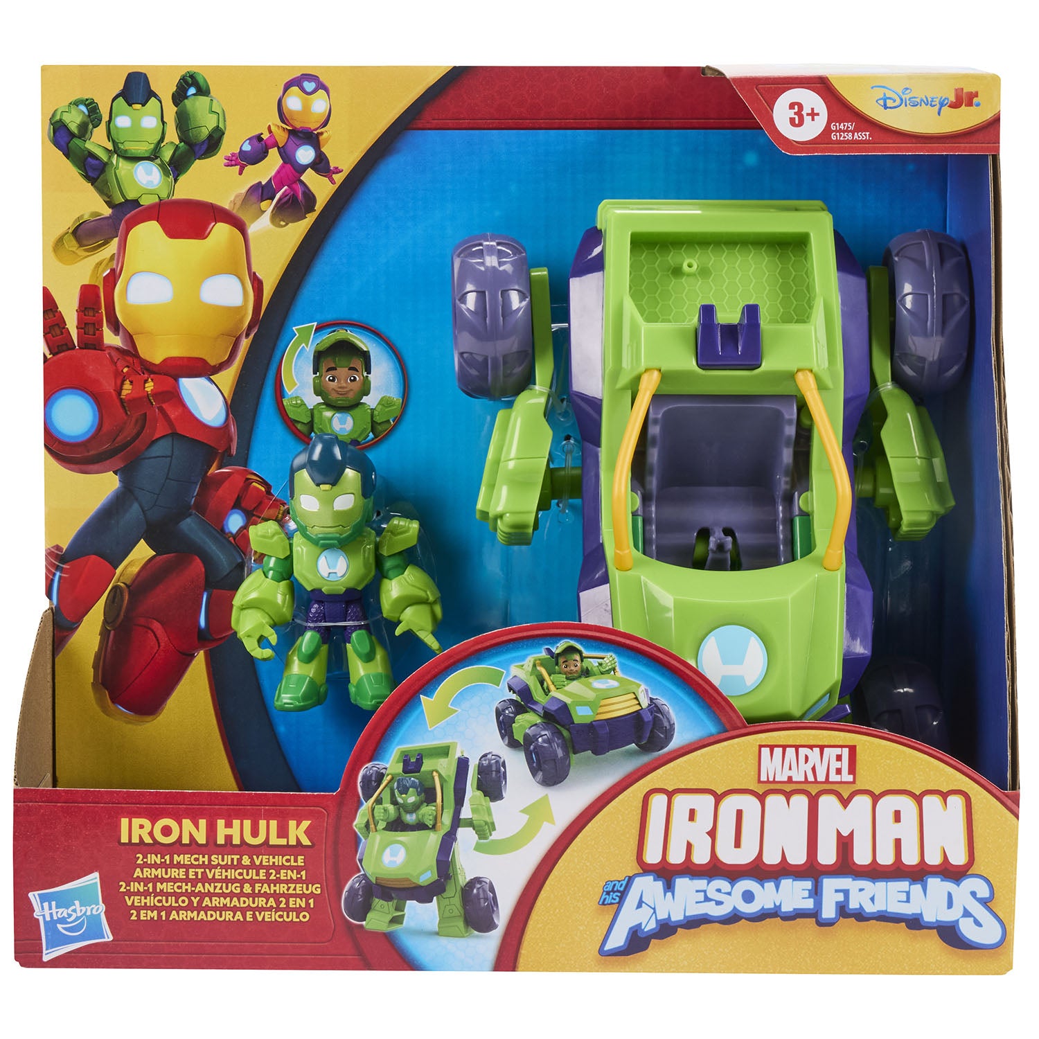 marvel-marvel-im-and-af-3in-figure and Vehicle 2-in-1 Iron Hulk