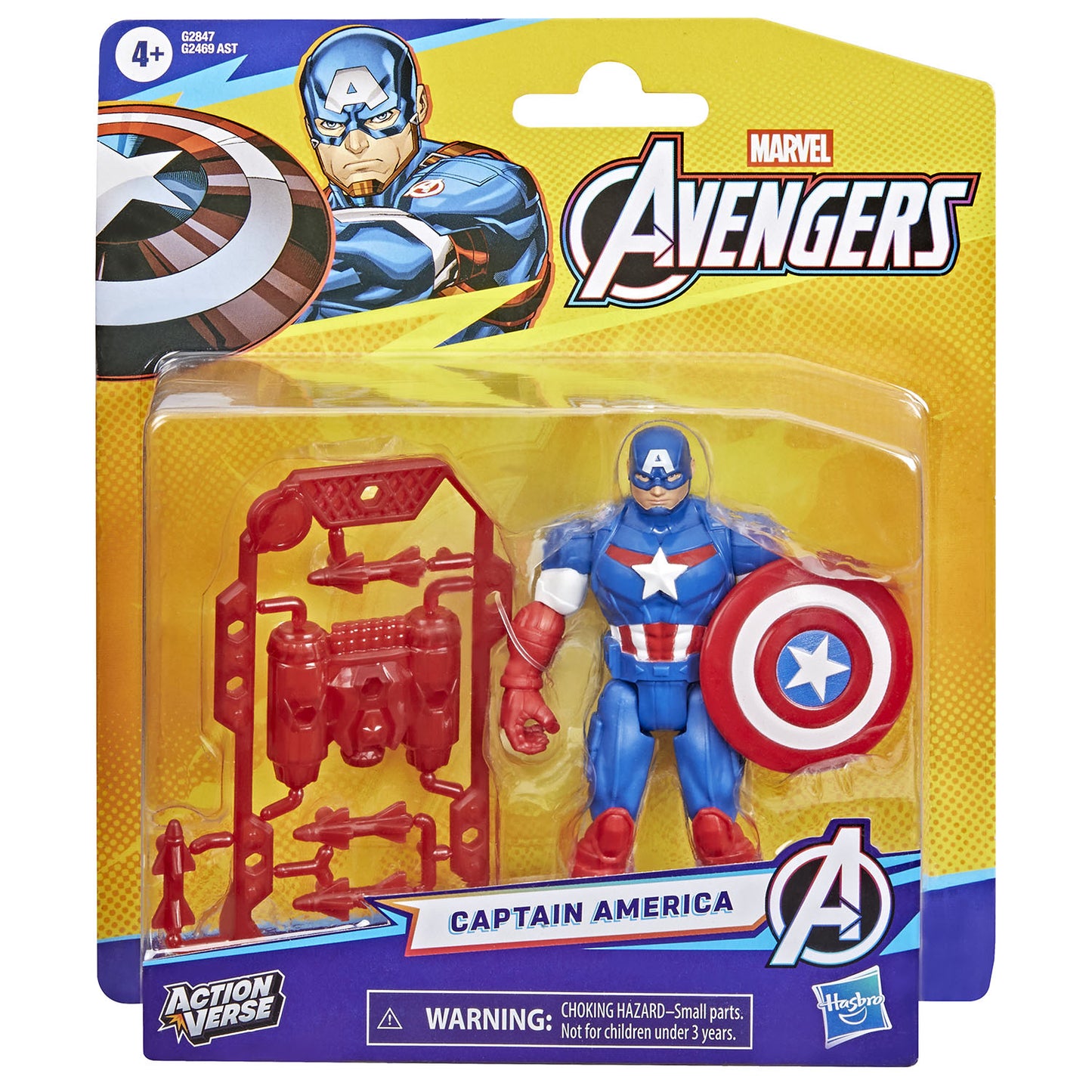 marvel-marvel-avengers-actionverse 4,5in Figure Cpt America