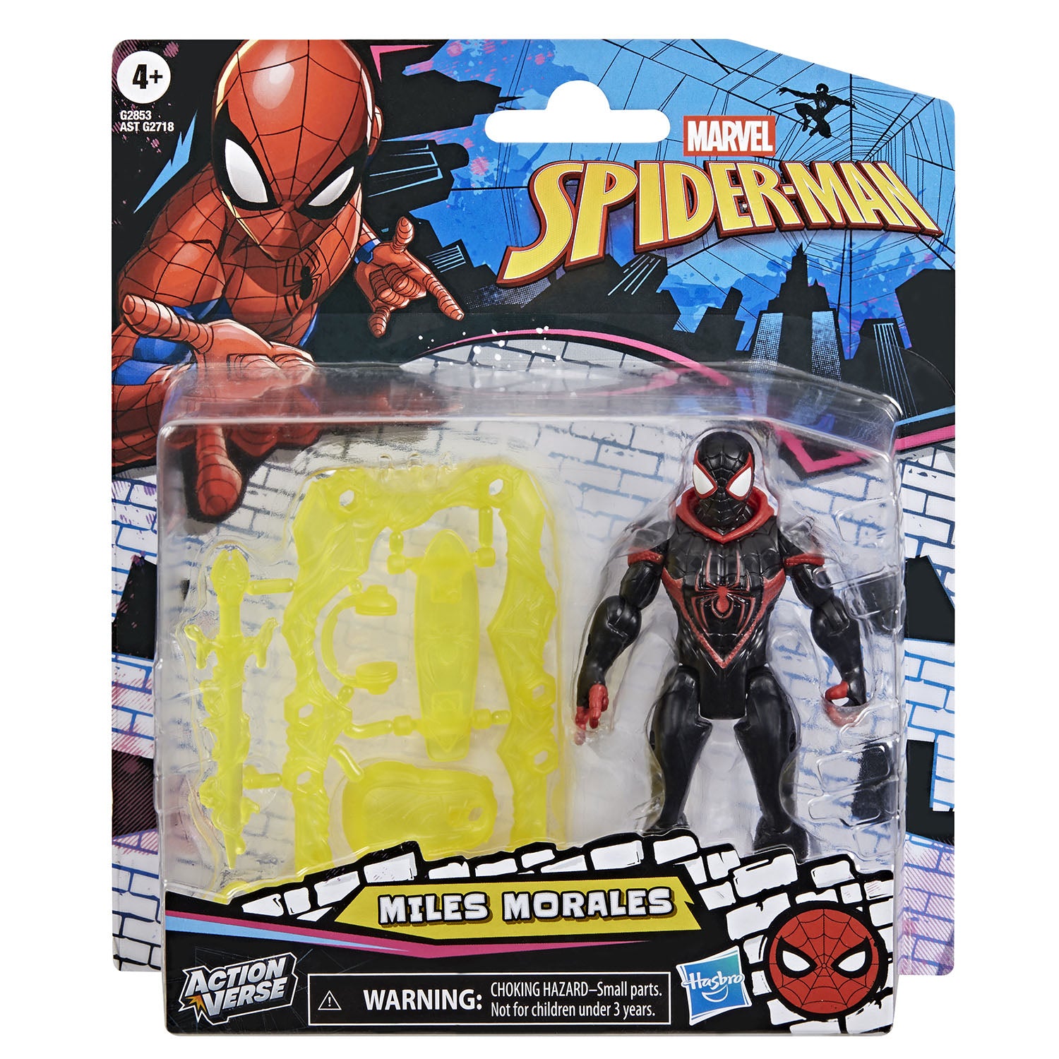 marvel-marvel-spider-man-4-5in-figure ActionVerse Miles Morales
