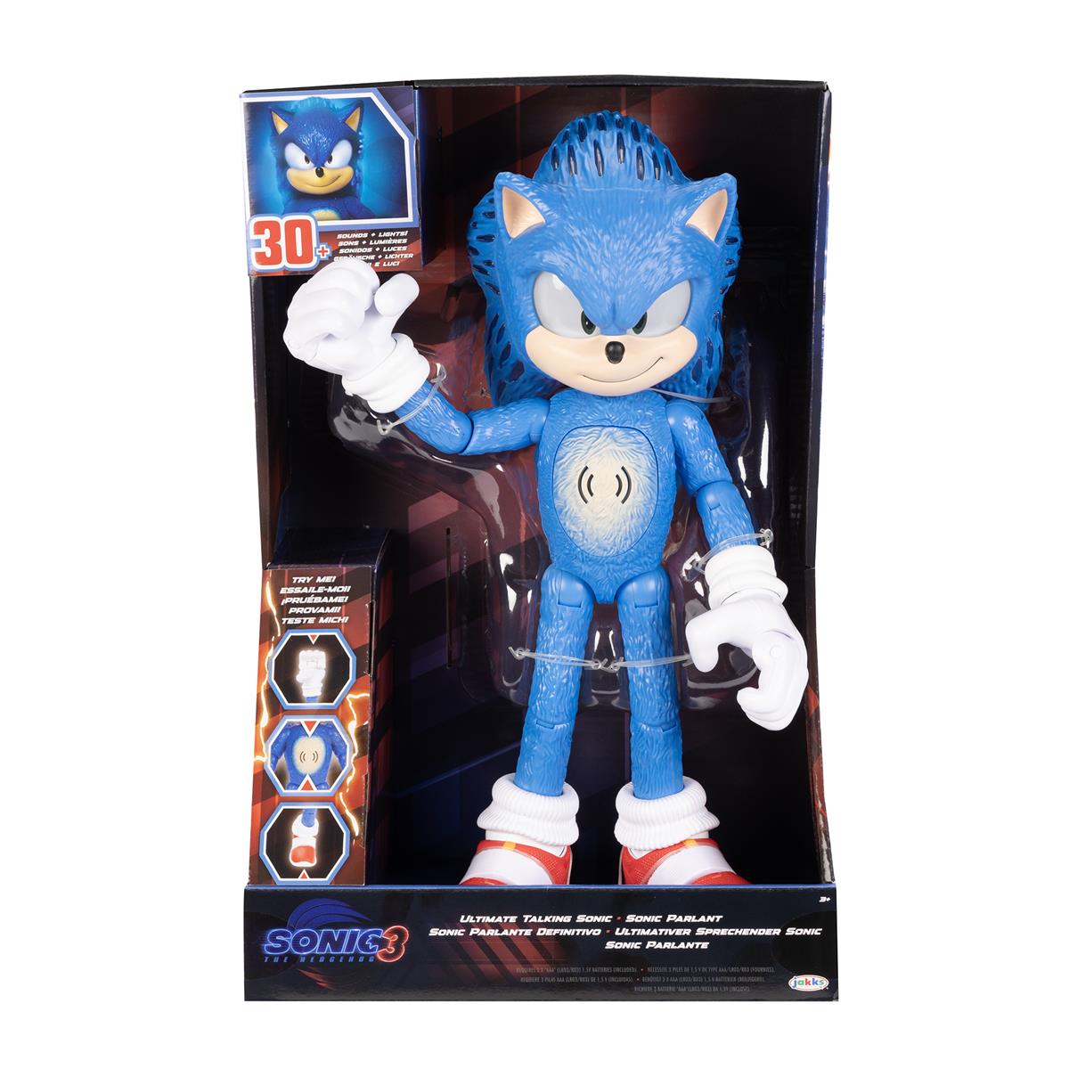 SONIC THE HEDGEHOG SONIC 3 Movie 12in Feature
