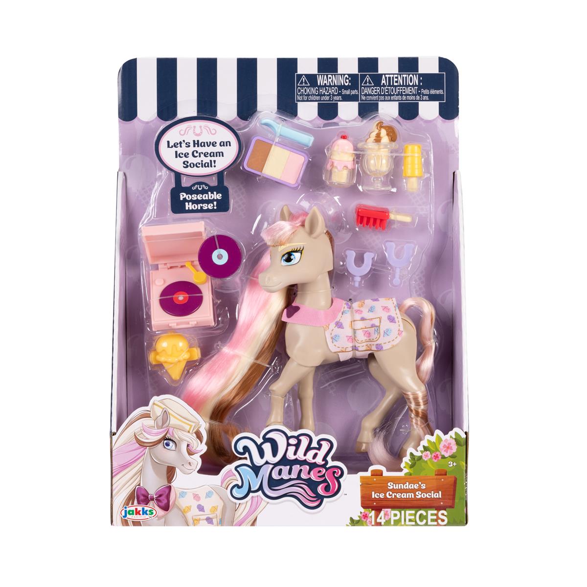 jakks-pacific-jakks-wild-manes-poseable Horse w/ Accessories -Asst