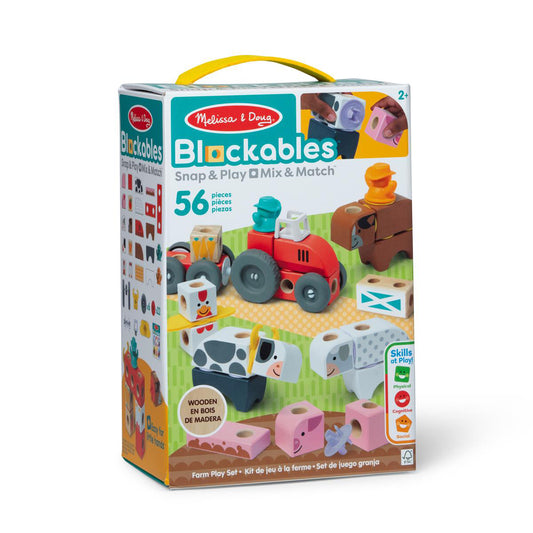 MND Blockables Playset Farm 56pcs