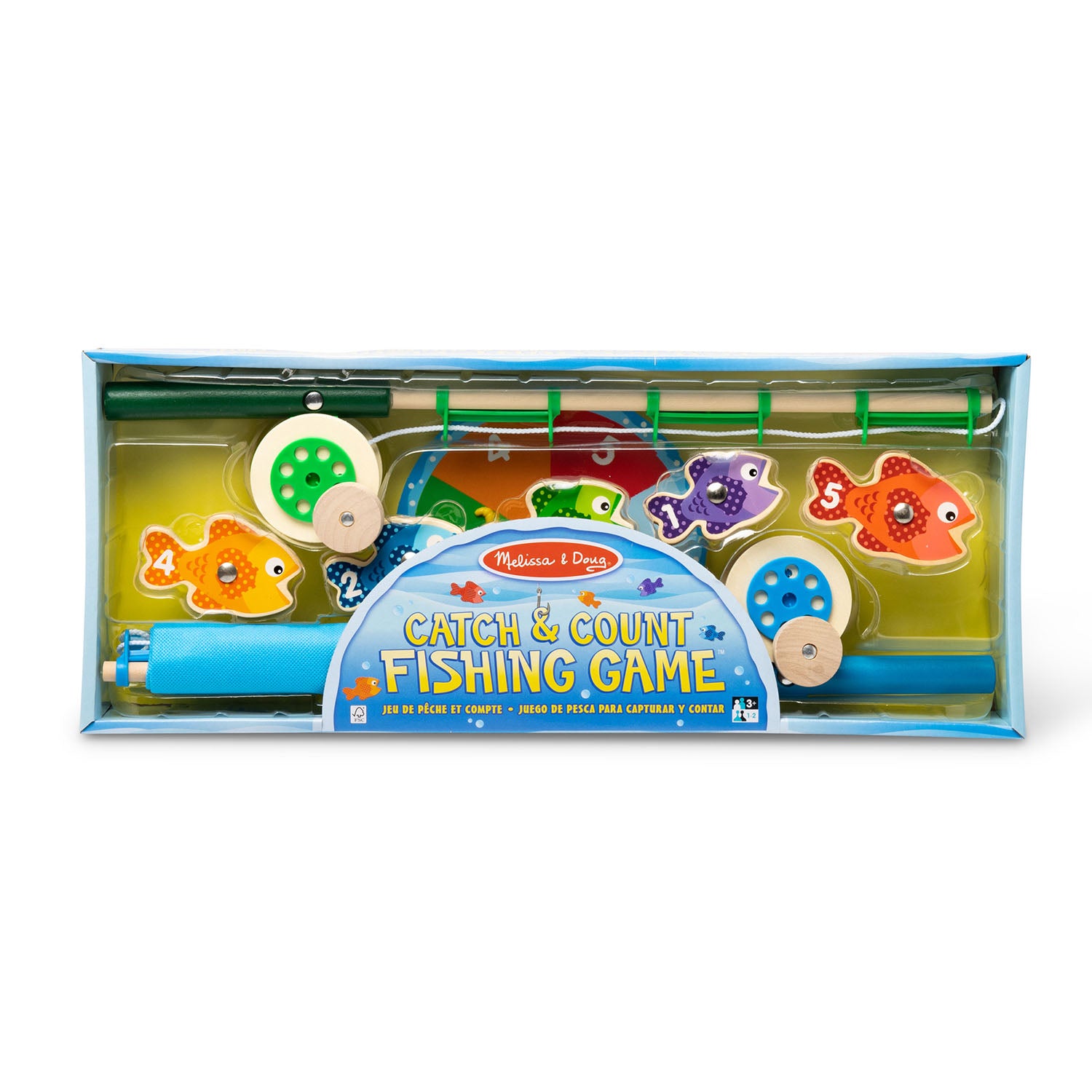 MELISSA & DOUG MND Wooden Fishing Game Catch