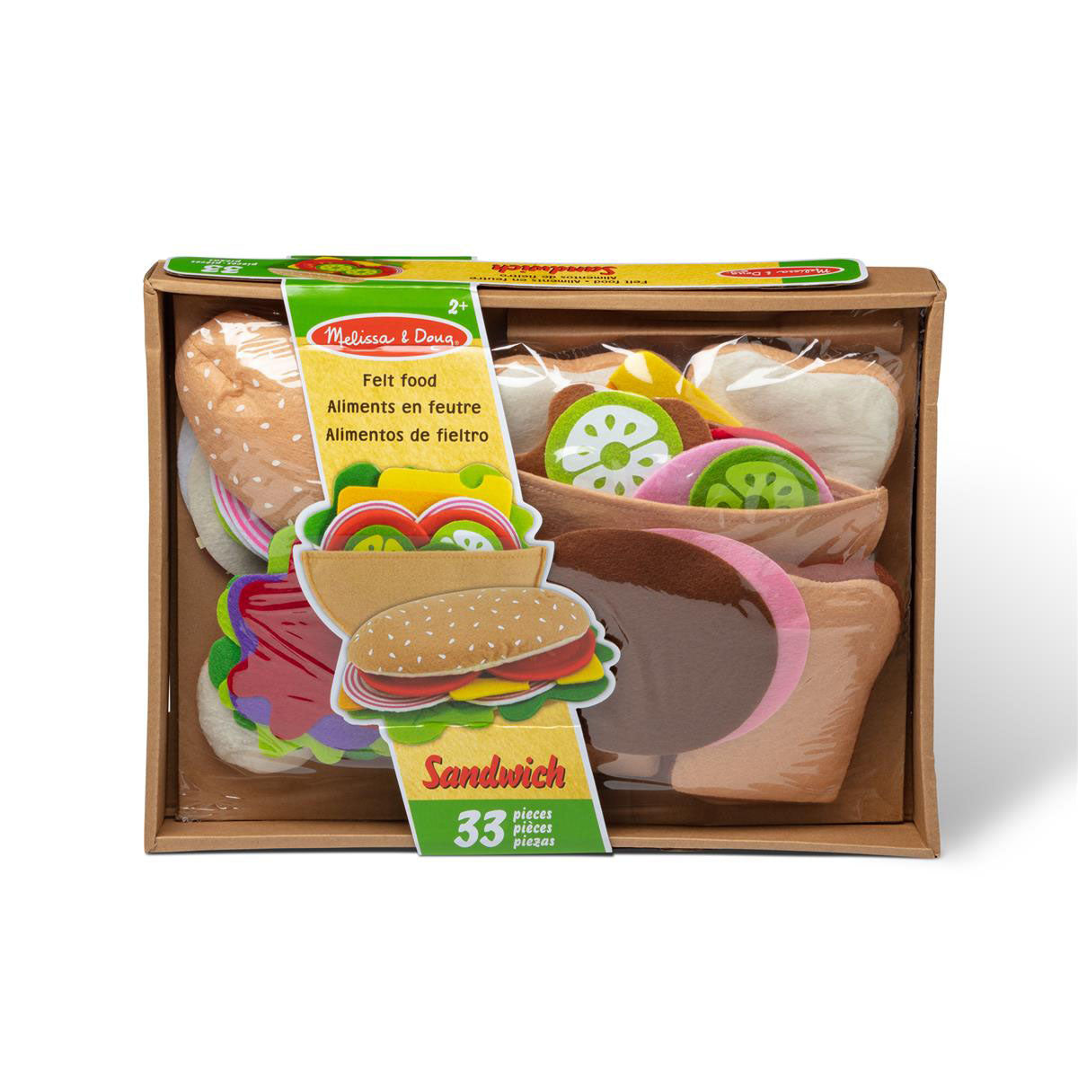 MELISSA & DOUG MND Felt Food Playset Sandwich