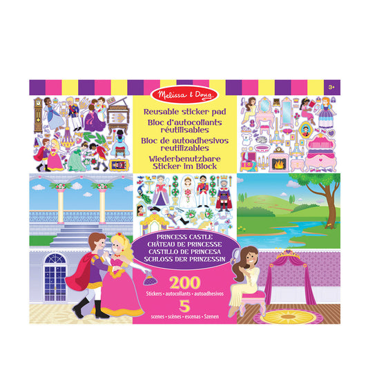MND Reusable Sticker Pad Princess Castle