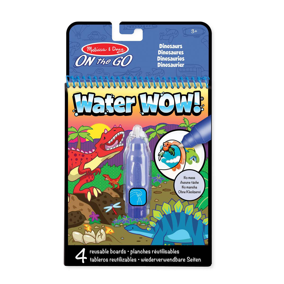 MND Water WOW! Water-Reveal Pad Dinosaurs