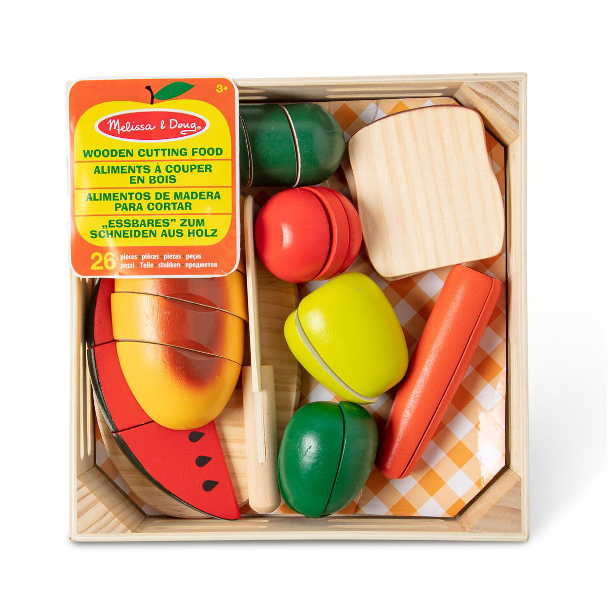 MND Wooden Food Playset Cutting Food