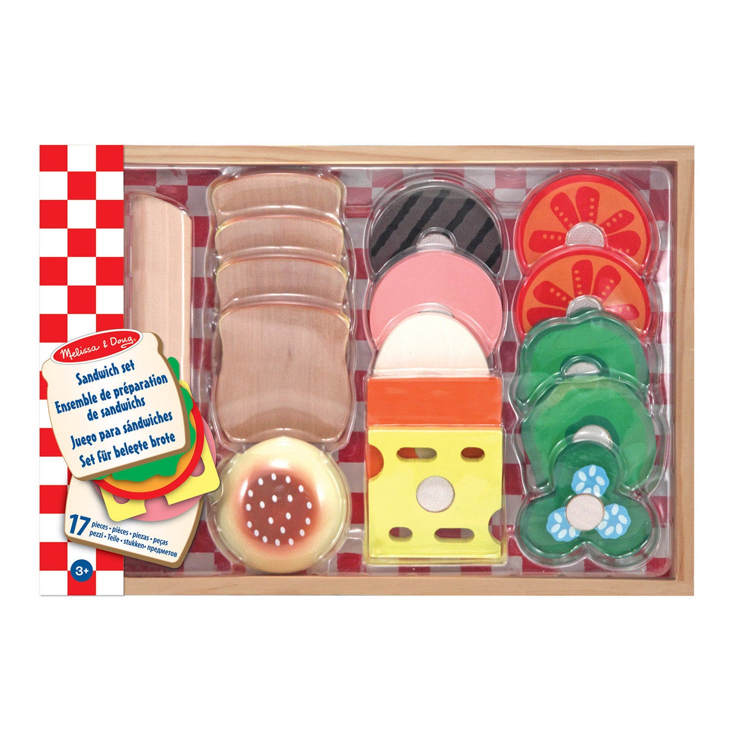 MND Wooden Food Playset Sandwich