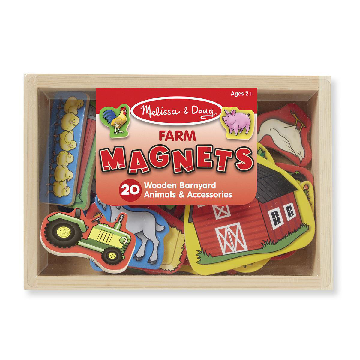 MELISSA & DOUG MND Wooden Magnets Farm
