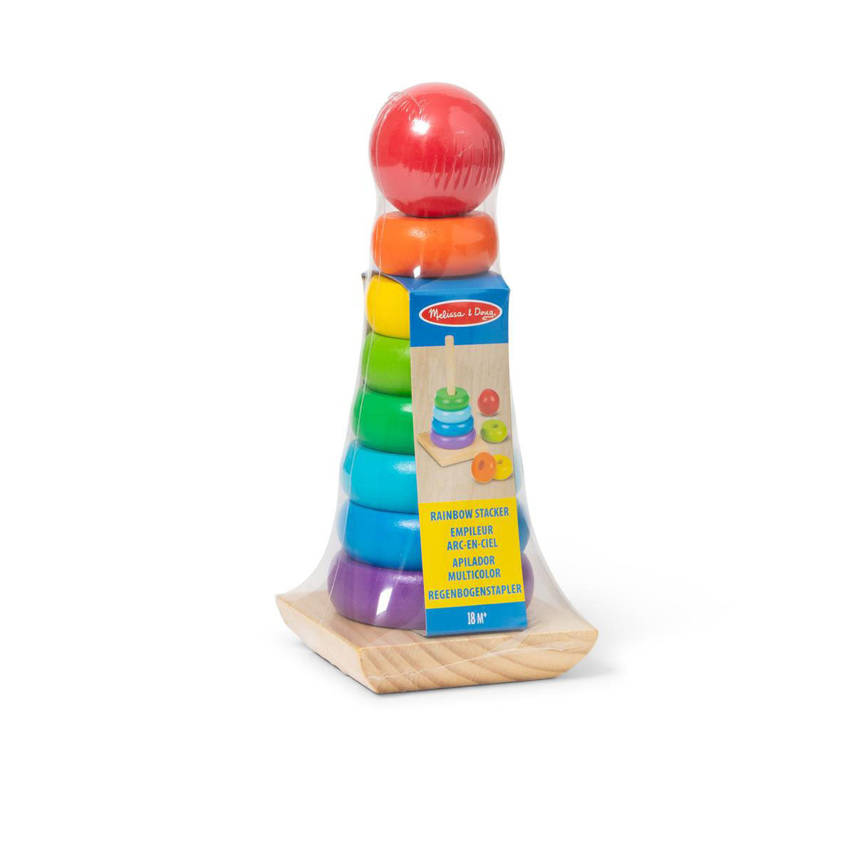 melissa-doug-mnd-wooden-stacking-toy Rainbow