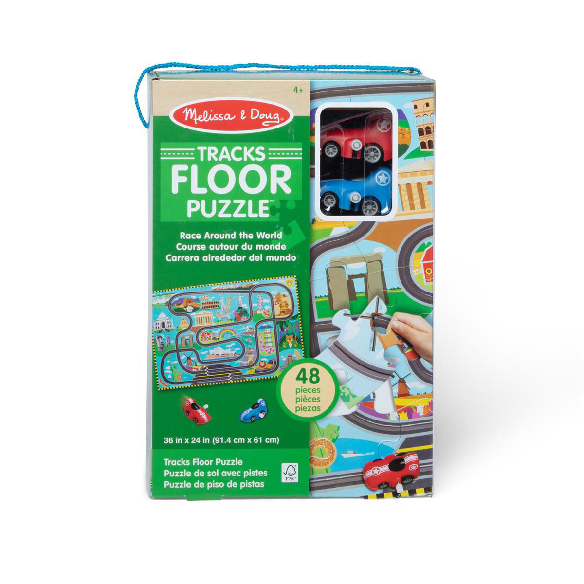 MELISSA & DOUG MND Floor Puzzle Playset Race