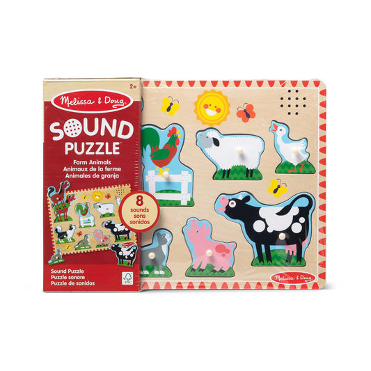MELISSA & DOUG MND Sound Puzzle Farm Animals