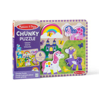 MND Wooden Chunky Puzzle Unicorn