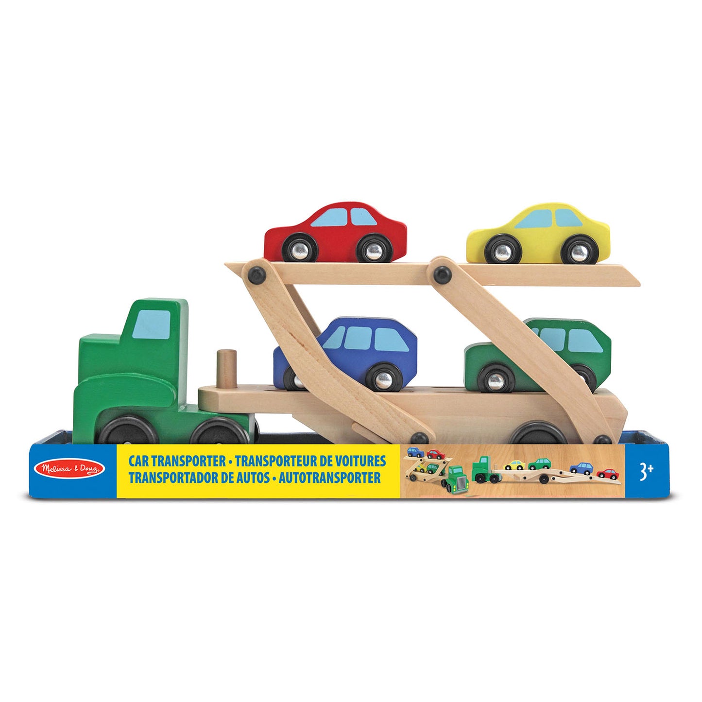 MELISSA & DOUG MND Wooden Car Carrier Truck