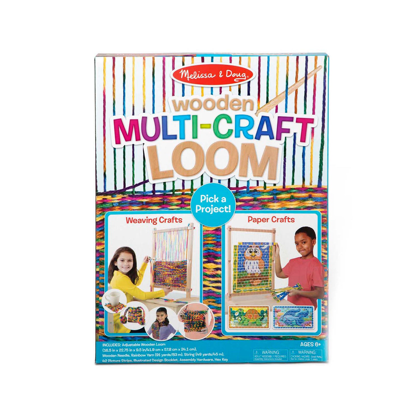 MELISSA & DOUG MND Wooden Multi-Craft Weaving