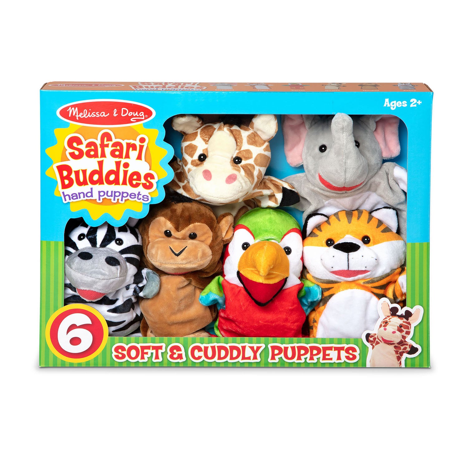 MELISSA & DOUG MND Hand Puppets Safari