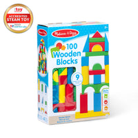 MELISSA & DOUG MND Wooden Blocks 100pcs