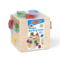 MELISSA & DOUG MND Wooden Shape Sorting Cube
