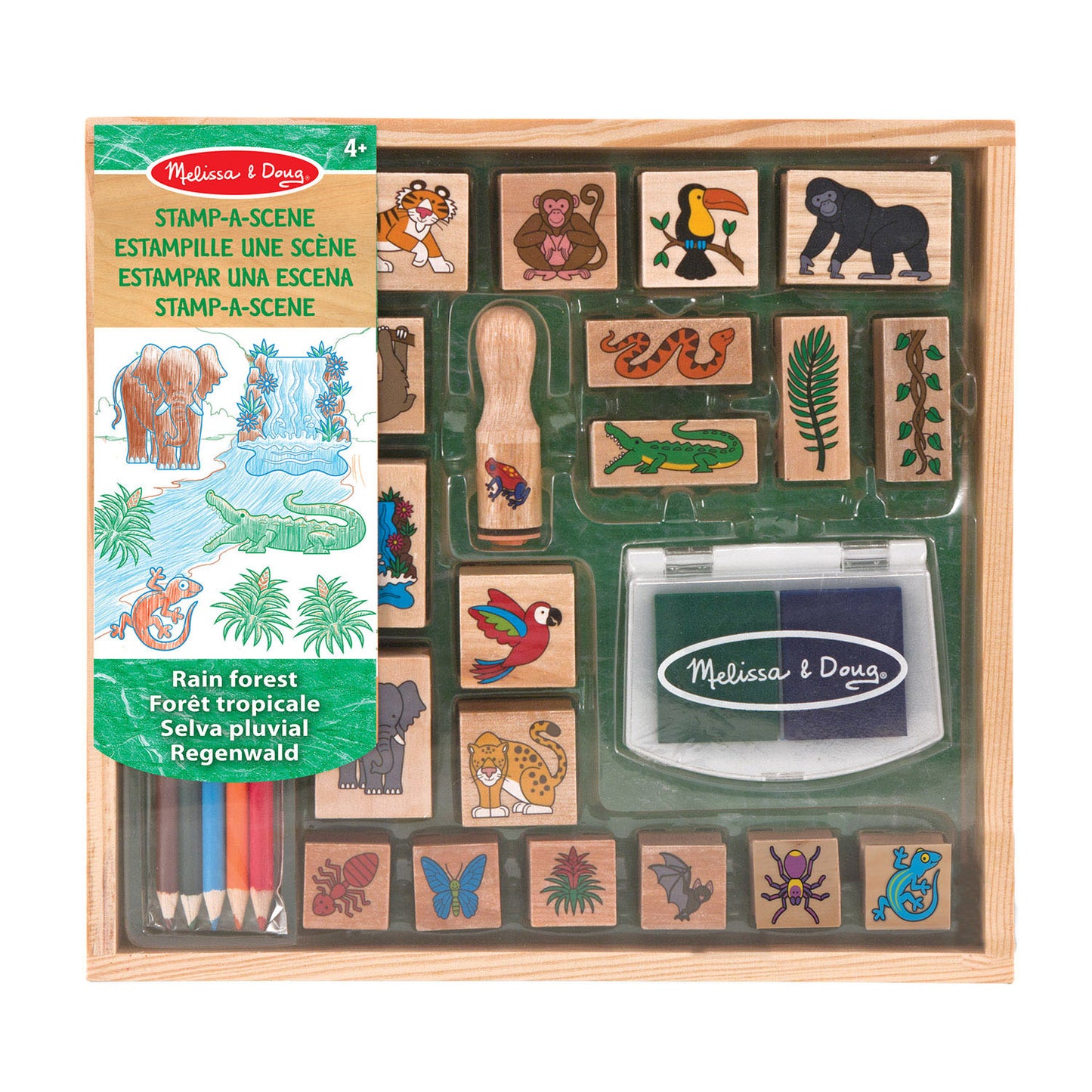 melissa-doug-mnd-wooden-stamp-a-scene Rain Forest