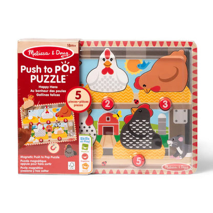 melissa-doug-mnd-wooden-magnetic-puzzle Push to Pop Happy Hens