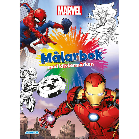 Marvel Målarbok m