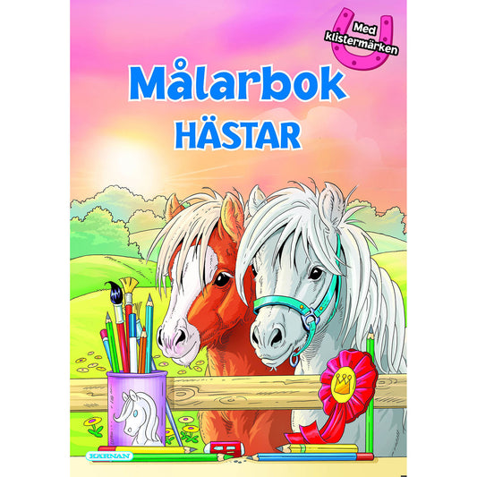 EGMONT Målarbok Hästar