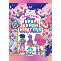 KPOP DEMON HUNTERS Målarbok K-POP Demon Hunters