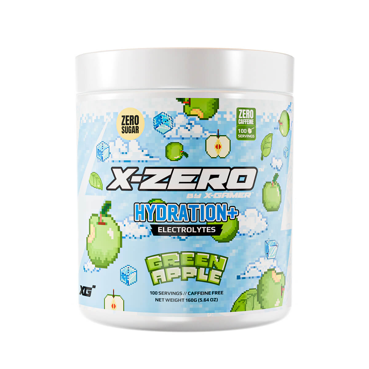 x-gamer-x-gamer-x-zero-160-gram Green Apple - Hydration+