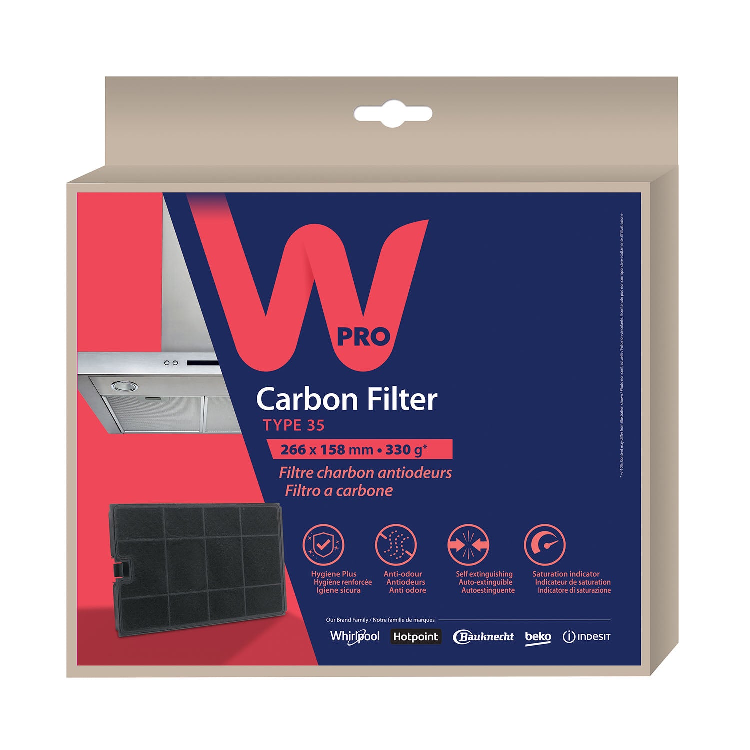 wpro-wpro-kolfilter-for-koksflakt CHF035/1