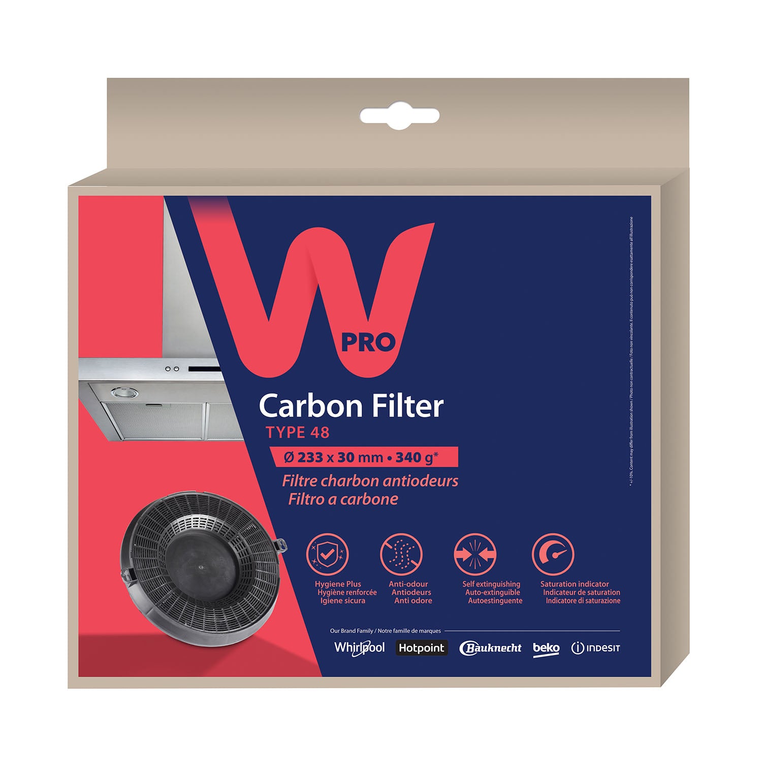 wpro-wpro-kolfilter-for-koksflakt AMC037/1