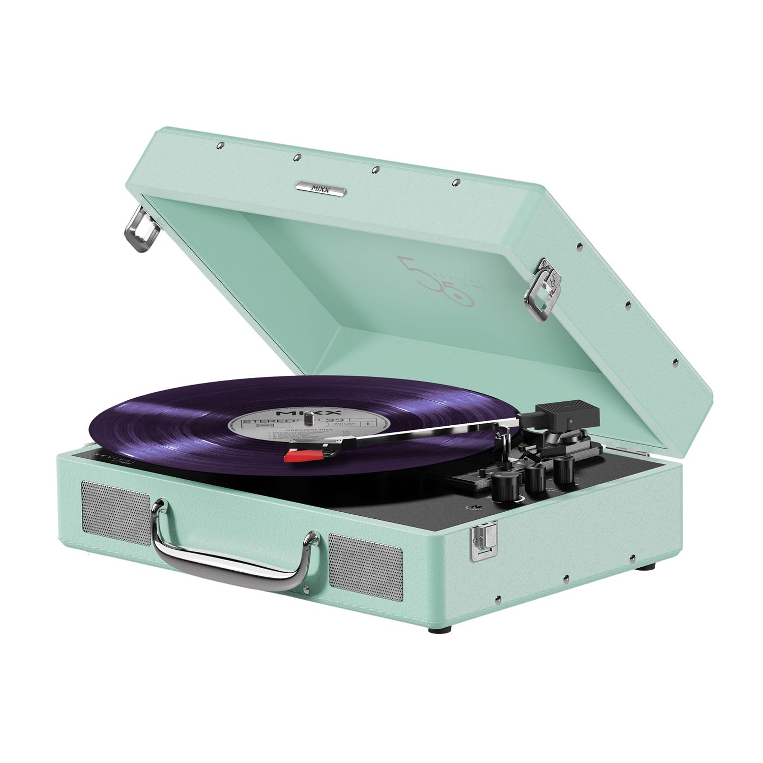 mixx-mixx-vinyl-record-player Revival 55 Stereo Green