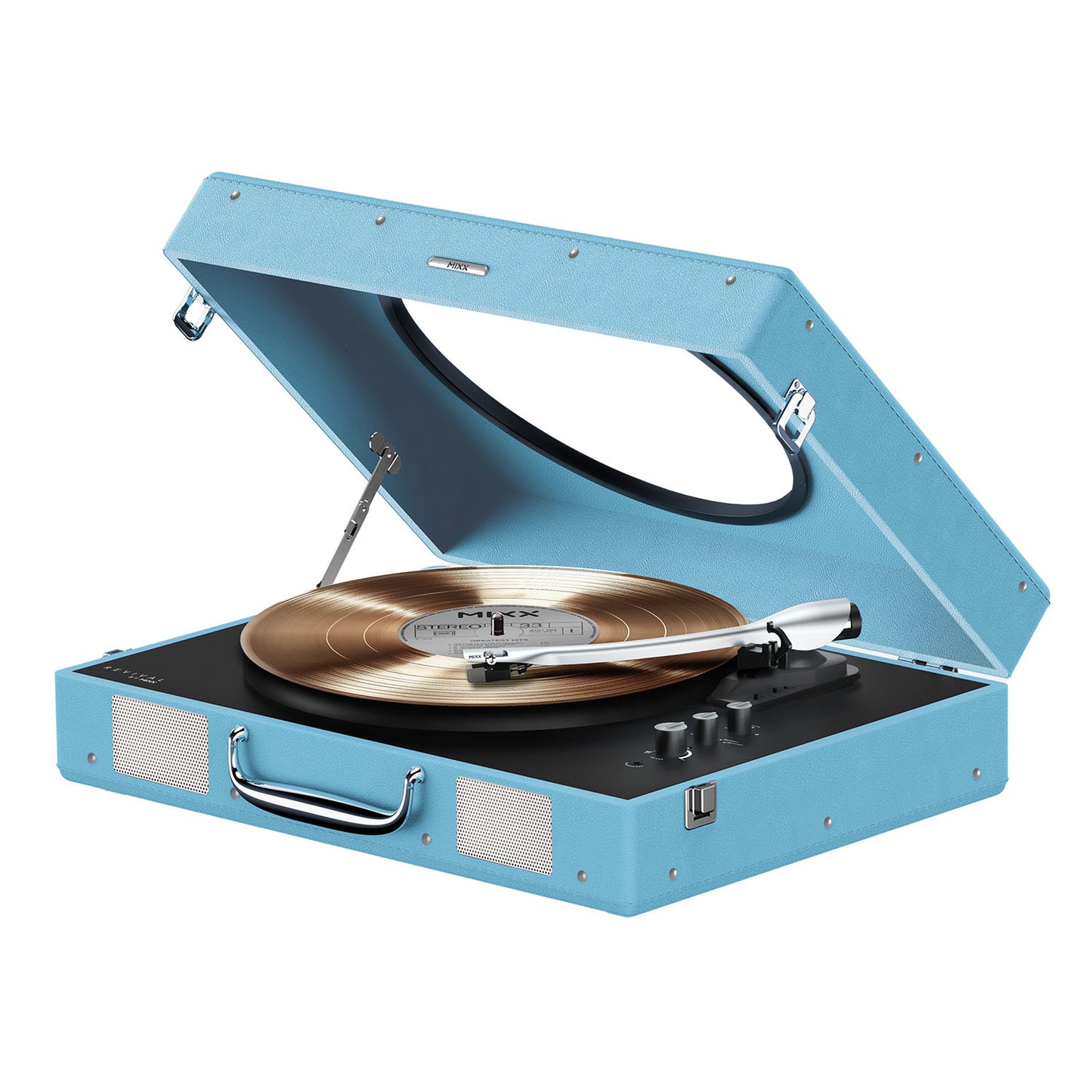 mixx-mixx-vinyl-record-player Revival 65 Stereo Blue